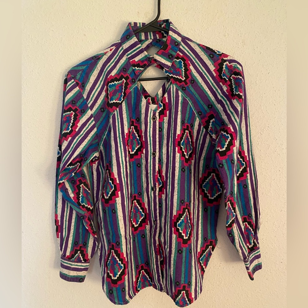 Banjo western vintage ladies shirt